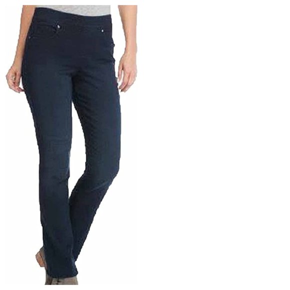 Gloria Vanderbilt Avery Pull-On Straight Leg Jeans - Picture 2 of 4